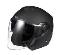 EOLE Casco jet TULSA003 Nero – Omologato ECE R22.06 – Taglia L (59-60 cm) – Calotta ABS