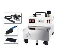 EOLO Ferro da Stiro GV05 INOX V5 con Caldaia Paravapore Spazzola a Vapore Professionale Generatore di Vapore Caldaia in Rame Risparmio Energetico Anticalcare Corazza Acciaio Inox Garanzia 5 Anni