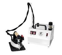 EOLO Ferro da Stiro GVS1 INOX a Caldaia Professionale con Paravapore Caldaia in Rame a Risparmio Energetico Resistenza Esterna Anticalcare Corazza Acciaio Inox Garanzia 5 Anni A++