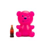 eolo sport hk GUM001-P Jiggly Gummymals Pink Interactive Super Squishy Gummy Bear Style Pet con oltre 20 suoni e reazioni per bambini dai 4 anni in su