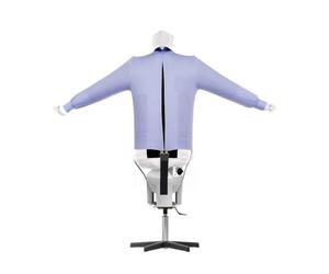 EOLO Stiracamicie SA07 S SELF INOX Stirasciuga Automatico Camicie Stira Asciuga Manichino Aria Calda Ferro Stiro Verticale Professionale Asciugabiancheria Made in Italy Garanzia 5 Anni Efficienza