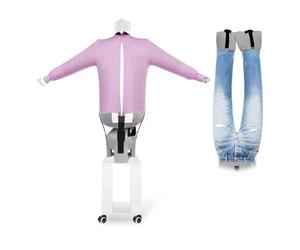 EOLO Stirasciuga SA16 SP INOX V5 Stira Asciuga Automatico Camicie Pantaloni Stiratrice Manichino Asciugatrice Ferro Stiro Facile Verticale Bambola Stiratrice Made in Italy Garanzia 5 Anni