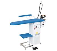 EOLO Tavolo da Stiro TS04 RA Professionale Piano Riscaldato Aspirante Soffiante 112x42 cm Ferro da Stiro Braccetto Stiramaniche Riscaldato Aspirante Soffiante Caldaia Efficienza Energetica