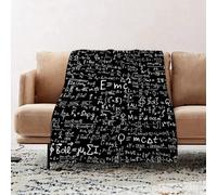EOMKSE Coperta Morbida - Plaid Divano Super Morbida - Coperta Morbida Leggera Per Letto,Divano,Campeggio e Viaggi,Equazioni e formule fisiche Tema matematico Equazioni fisiche astratte in bia150x200cm
