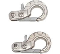 EONANT 2 ganci per argano in metallo simulati accessori per prodotti da arrampicata, adatti per 1/10 scala Tracked Truck RC asse SCX10 Tamiya RC4WD D90 D110 TF2 TRX4 (argento)