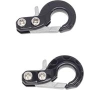 EONANT 2 ganci per argano in metallo simulati accessori per veicoli da arrampicata, adatti per 1/10 scala Tracked Truck RC asse SCX10 Tamiya RC4WD D90 D110 TF2 TRX4 (nero)