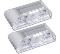 EONANT Luce per foro della chiave, sensore di movimento a infrarossi PIR, LED Smart Door Lock Sensor Light, alimentato a batteria con 4 LED per porta, cucina, scale, toilette e molto altro ancora.