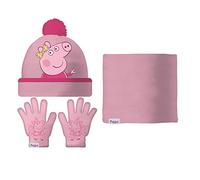 Cappello, Guanti e Scaldacollo Peppa Pig Cosy corner Rosa