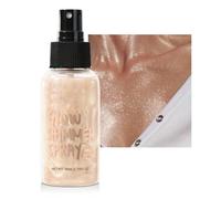EONFAVE Liquid Highlighter Spray - Impermeabile Liquid Bronzer Make Up Bronzing Highlighter - Spray ultra fine copertura uniforme per viso, corpo (02 beige, 1)