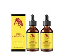 EONFAVE Olio essenziale per la crescita dei capelli, Zenzero e Rosmarino - 50ml x2 | Rafforzamento e trattamento lucido per capelli danneggiati, riduce la rottura dei capelli del 60%