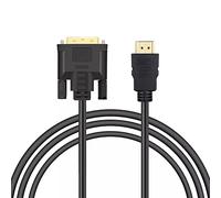 Eono Cavo Adattatore da HDMI a DVI, 1.8m Alta Velocità Bidirezionale DVI-D 24+1 Maschio a HDMI Maschio Supporto 1080P Full HD Compatibile per Monitor, Computer, Laptop