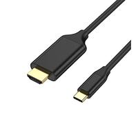 Eono Cavo USB C HDMI 4K@60Hz, Cavo USB Tipo C a HDMI Thunderbolt 3 Compatibile per MacBook Pro, iPad Pro 2020, Surface (4K@60Hz)