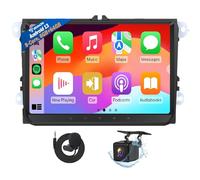 Eonon Android 13 per VW Golf VI/V Polo Touran Passat T5 Seat Skoda schermo wireless da 9 pollici, 6+64 GB, 4G LTE, CarPlay, Android Auto, GPS Sat Nav telecamera posteriore Wi-Fi Bluetooth USB VWX6S