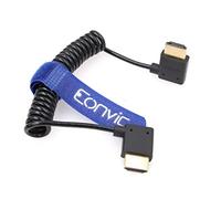 Eonvic 2.1 HDMI Cavo a spirale 8K HDMI a HDMI Cavo ad alta velocità sottile HDMI maschio a maschio Extender cavo a spirale per Atomos Ninja V, Sony a7siii, Portkeys BM5 Monitor