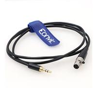 Eonvic 3,5 mm 1/8" TRS maschio a 3 pin Mini-XLR femmina Pro risvolto microfono cavo audio
