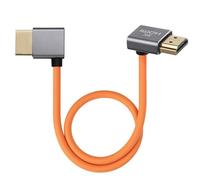 Eonvic Cavo 8K HDMI 2.1 in silicone 48 Gbps ad alta velocità supporta 8K a 60 Hz 4K a 120 Hz per Sony CineAltaV2, per Z CAM E2-F8, per fotocamere Canon EOS R5 C, per PS5 Pro/Xbox Orange 0,3 m