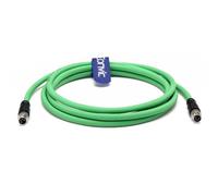 Eonvic Cavo dati di alimentazione industriale M8 a 4 pin A maschio a maschio Cat5e Gigabit Ethernet Shield High Flex per interruttori Beckhoff ZK1090-3191 sensori 20 m