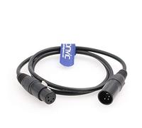 Eonvic Cavo di alimentazione XLR a 4 pin maschio a femmina a 4 pin per fotocamera DSLR