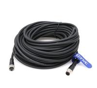 Eonvic Cavo di segnale schermato M12 industriale M12 a 8 pin maschio a femmina per sensore aeronautico impermeabile M12 A (20 m)