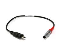 Eonvic Cavo di uscita Timecode per registrazione ambientale LTC-Out 5 pin maschio a micro USB per fotocamera Sony FX3/FX30/A7M3/A7M4/A7S2/A7S3/A7R3/A7R4/A7R5