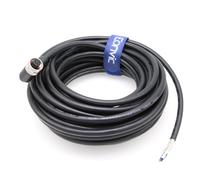 Eonvic Cavo elettrico 10M del sensore del connettore ad angolo retto femminile di aviazione di Pin M12 4 di industriale