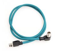 EONVIC Cavo Ethernet ad angolo retto M12 X a RJ45 industriale - Cavo schermato ad alta flessibilità per applicazioni industriali