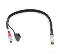Eonvic Cavo Ethernet maschio 1B a 10 pin a RJ45 e LBUS 4 pin maschio, alimentatore per NIA-1 adattatore ARRI Alexa Mini/Mini LF/35 EHT fotocamera (dritto a 10 pin)