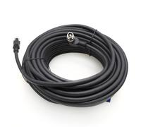 Eonvic Cavo Ethernet schermato M12 X-Type 8 posizioni a RJ45 impermeabile rete industriale ad alta flessibilità per Cognex (20 m, codice X ad angolo retto, nero)