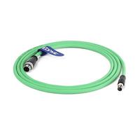 Eonvic Cavo industriale M12 maschio a 4 pin da codice D a M8 a 4 pin maschio, codice A Cat5e Gigabit Ethernet, ad alta flessibilità, per sistemi I/O PLC, sensori, attuatori, apparecchiature di rete di