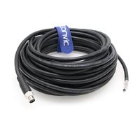 Eonvic Cavo industriale M8 4 Pin A-Code maschio a connettore aperto modellato schermato cavo sensore aviazione impermeabile IP67 Cat 5e High Flex Cable 10 m