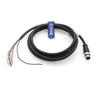 Eonvic Cavo M12 17 Pin Maschio A Codice Impermeabile Sensore Cavo Aviazione Spina Schermato Stampaggio ad Iniezione Industriale Elettrico PVC 20m