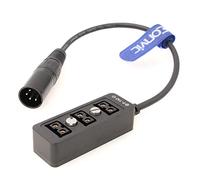 Eonvic Cavo splitter per fotocamera ARRI/RED/Sony XLR 4 pin maschio a 3 porte P-Tap femmina Dtap
