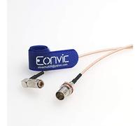 Eonvic Cavo video coassiale HD SDI per Blackmagic HyperDeck Shuttle 75ohm RG179 BNC femmina a DIN 1.0/2.3 cavo RF ad angolo retto