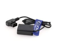 Eonvic D-Tap Dummy Battery NP-FW50 DC accoppiatore cavo di alimentazione adattatore per fotocamere Sony A7 A7R A7000 NEX5 SLT