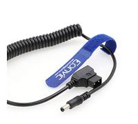 Eonvic D-Tap maschio a DC 5.5x2.5mm cavo a spirale per DSLR Rig Power V-Mount Anton batteria