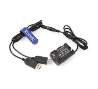 Eonvic DR-E6 DC accoppiatore LP-E6 Dummy batteria doppio USB cavo adattatore di alimentazione