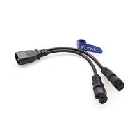 Eonvic IEC320 C14 a 2 x C15 Y Splitter cavo di prolunga per computer portatile HDTV Monitor scanner 2.5A/250V