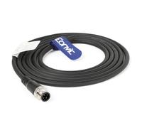 EONVIC Industrial M12 4 Pin maschio dritto Aviation Connettore cavo sensore elettrico