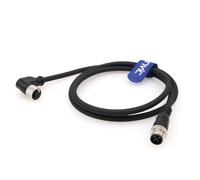 Eonvic Industriale M12 5 Pin Femmina Angolo Retto a Diritto Maschio Aviazione Sensore Connettore Elettrico PVC Cavo 20M