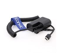 Eonvic LP-E6 - Cavo di alimentazione fittizio da batteria a USB Tipo-C PD, accoppiatore per batteria fittizia, adattatore di ricambio per Canon EOS 70D 7D 60D 6D 5D Mark II III