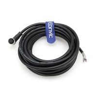 Eonvic M12, presa ad angolo retto a 8 pin, sensore industriale, cavo di collegamento per aviazione, presa elettrica, schermata, impermeabile, 5 m