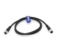 Eonvic Maschio industriale di Pin M12 4 al cavo femminile del sensore M12 un codice diritto di aviazione del connettore del modanatura del cavo elettrico Profibus Cable