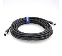 Eonvic Maschio industriale di Pin M12 5 al cavo elettrico del PVC del connettore del sensore di aviazione femminile 10M