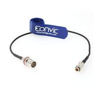 Eonvic RG179 75ohm HD SDI DIN 1.0/2.3 a BNC RF cavo coassiale per Blackmagic HyperDeck Shuttle, 30 cm., straight DIN-female BNC