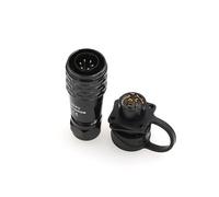 Eonvic SA12 6 pin Weipu spina Aviation Push-Pull saldatura cavo connettore pannello montaggio femmina posteriore dado montaggio per apparecchiature LED elettrico