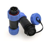 Eonvic SP13 5 Pin 5A Aviation Waterproof Connectors In Line Cable Power LED Connector Equipment Electrical Power Plug Male Socket Female