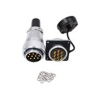 Eonvic WEIPU WS28 Connettore impermeabile IP67 metallo maschio femmina presa quadrata montaggio a pannello connettore cavo aviazione (10 pin)
