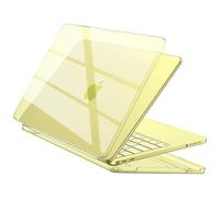 EooCoo Compatibile con Cover 2026 Apple MacBook Neo da 13 Pollici, Mac Laptop A3404 con Chip A18 Pro e Display Liquid Retina da 13", Plastica a Custodia, Superficie Liscia - Giallo agrume