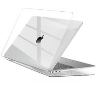 EooCoo Compatibile con Cover Macbook Air 13 M1 2020 2019 2018 A2337 A2179 A1932, Protettiva Custodia Rigida in Plastica per Air 13,3 Pollici Retina Display e Touch ID - Cristallo Trasparente
