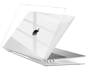 EooCoo Compatibile con Cover Macbook Air 13 M1 2020 2019 2018 A2337 A2179 A1932, Protettiva Custodia Rigida in Plastica per Air 13,3 Pollici Retina Display e Touch ID - Cristallo Trasparente
